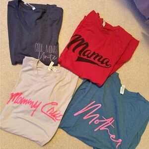Bella Canvas mom tee lot